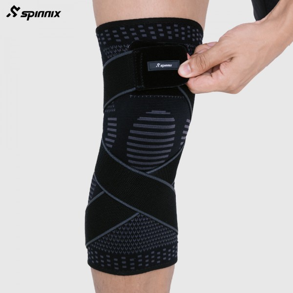 Bó Gối Thể Thao Spinnix Virex (Màu Đen) – Hỗ Trợ Giảm Áp Lực, Bảo Vệ Khớp Gối Toàn Diện