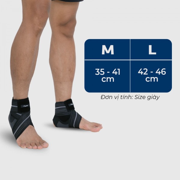 Bó cổ chân Spinnix ArmorX Trái - Phải chính hãng, cao cấp