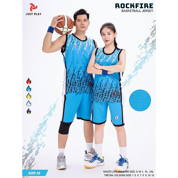 Quần Áo Bóng rổ JustPlay RockFire