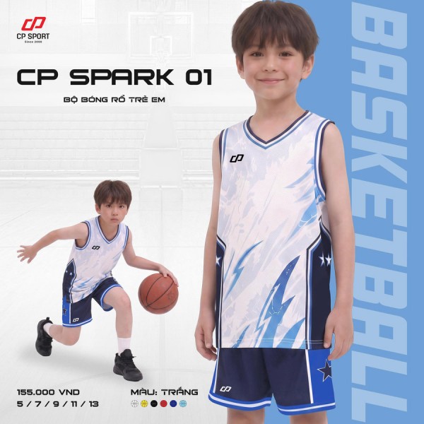 Bộ Bóng Rổ Trẻ Em CP Sport Spark 01 Chính Hãng